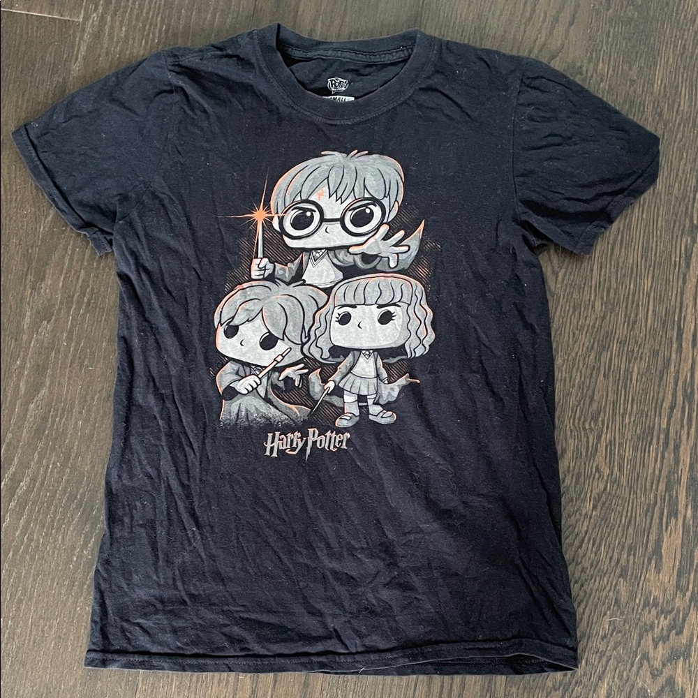 POP! Tee Harry Potter Black Graphic T-Shirt